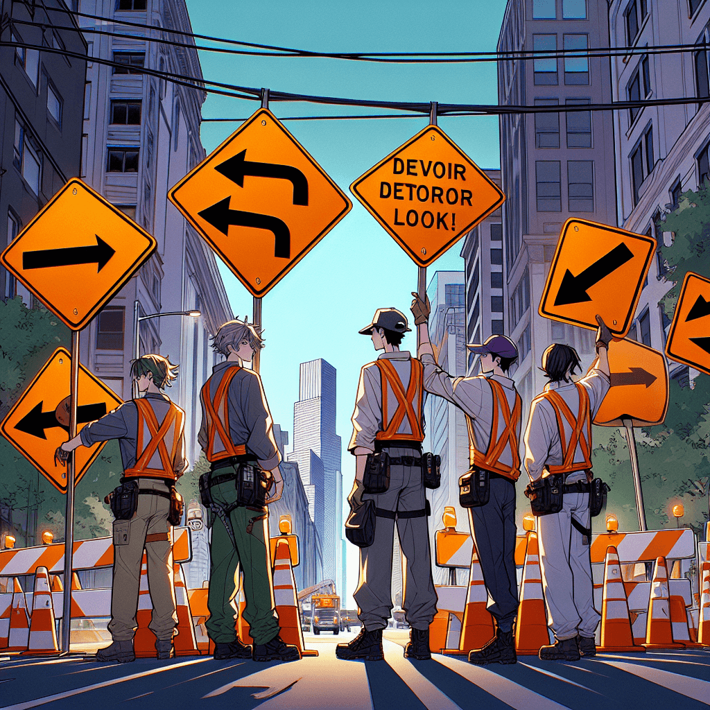 Visual memory aid for Divert